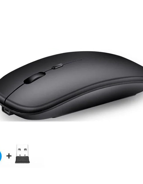 Load image into Gallery viewer, Rechargeable Wireless Mouse Bluetooth-Compatible 2.4Ghz Dual Modes Computer Mice with Nano Receiver for PC Laptop Macbook
